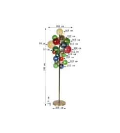 Lampa podłogowa SCALA BALLS 169 cm*KDesign Hot