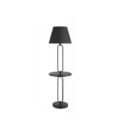 Lampa podłogowa SERVI 175 cm czarna*Invicta Interior