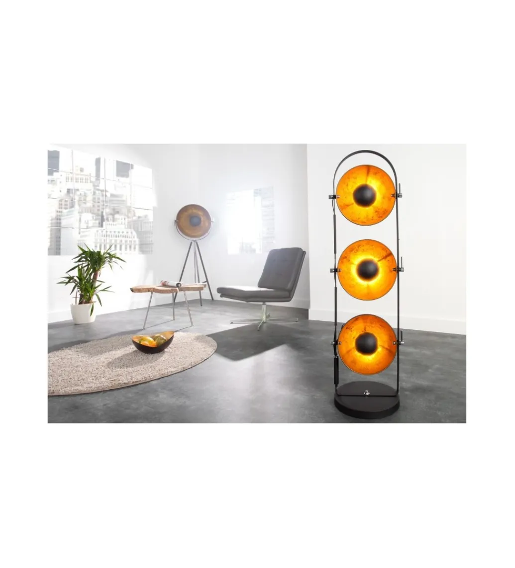 Lampa podłogowa Studio czarno złota*Invicta Interior Sale