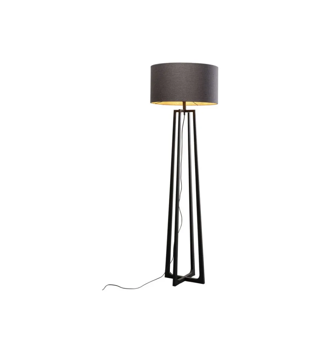Lampa podłogowa TIMON 160 cm czarna*KDesign Best