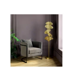 Lampa podłogowa YUVA 160 cm złota*KDesign Outlet