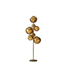 Lampa stojąca LIQUID DIAMOND 170 cm złota*Invicta Interior - przedsprzedaż