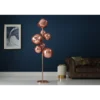 Lampa stojąca LIQUID DIAMOND 170 cm stalowa miedź*Invicta Interior - przedsprzedaż Online