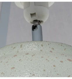 Lampa stołowa ABARMAL 57 cm ceramika antyczna biel*Exclusivas New