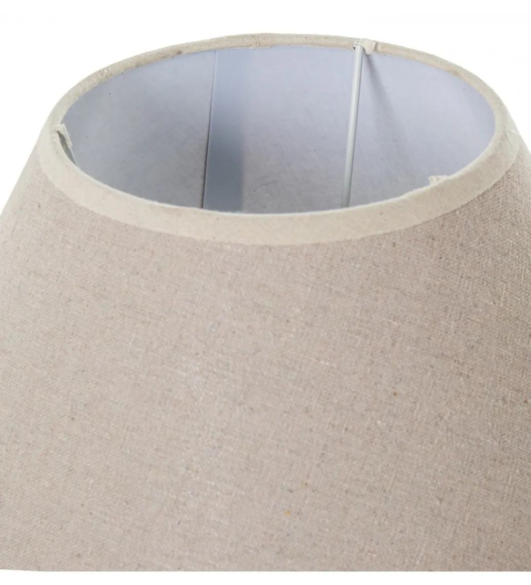 Lampa stołowa ABARMAL 57 cm ceramika antyczna biel*Exclusivas New