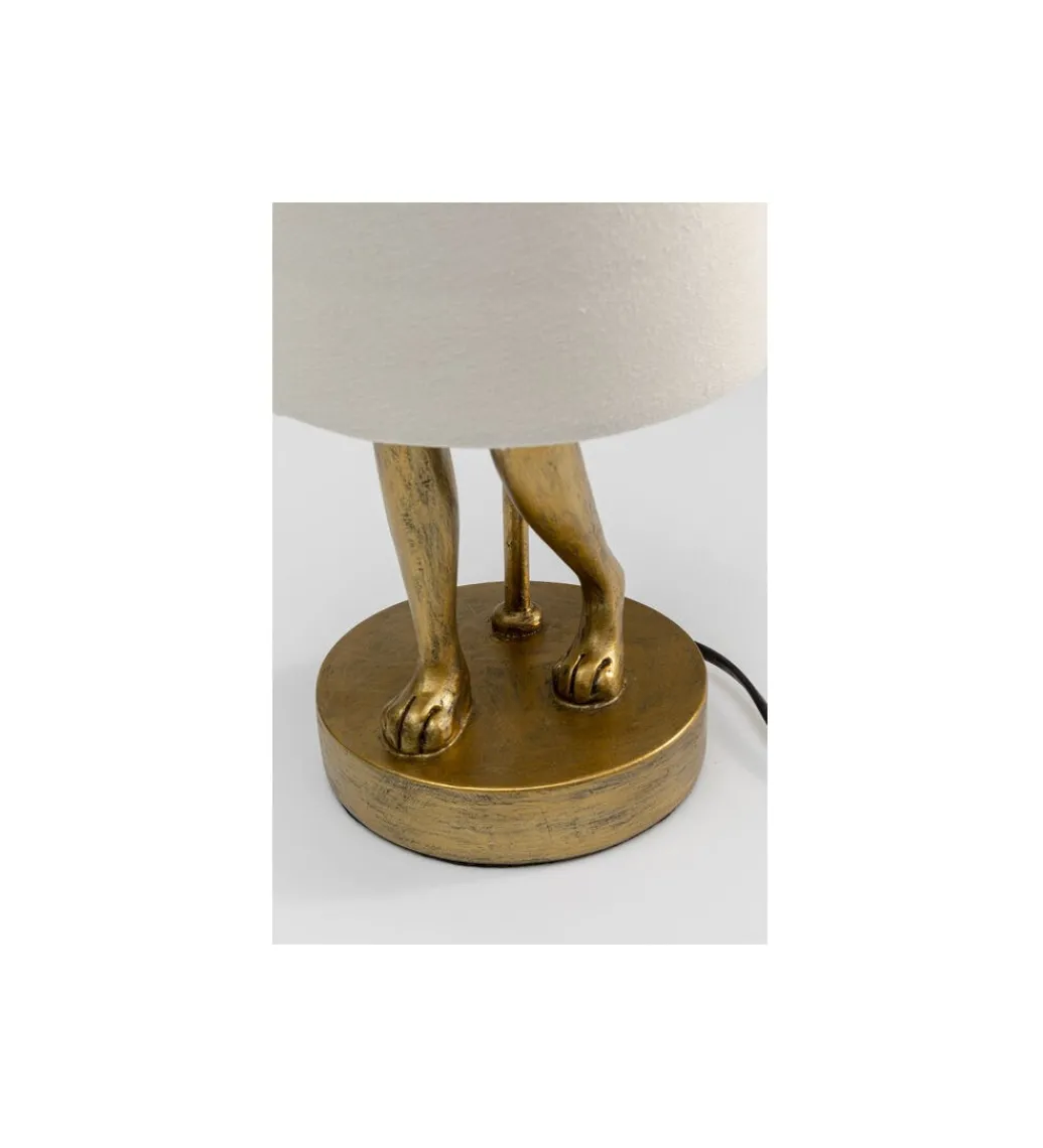 Lampa stołowa Animal Rabbit 50 cm złoto biała*KDesign Hot