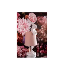Lampa stołowa Animal Rabbit 50 cm biało różowa*KDesign Online