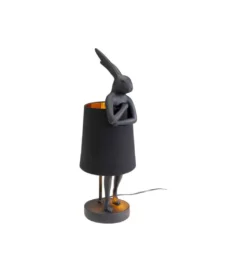 Lampa stołowa Animal Rabbit 50 cm czarna*KDesign Sale