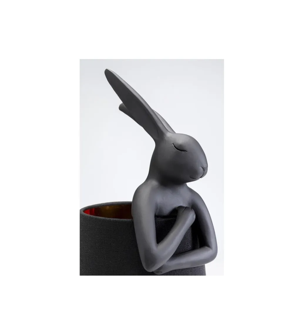 Lampa stołowa Animal Rabbit 50 cm czarna*KDesign Sale