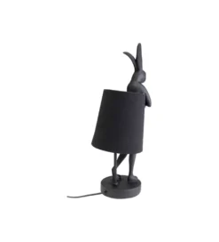 Lampa stołowa Animal Rabbit 50 cm czarna*KDesign Sale