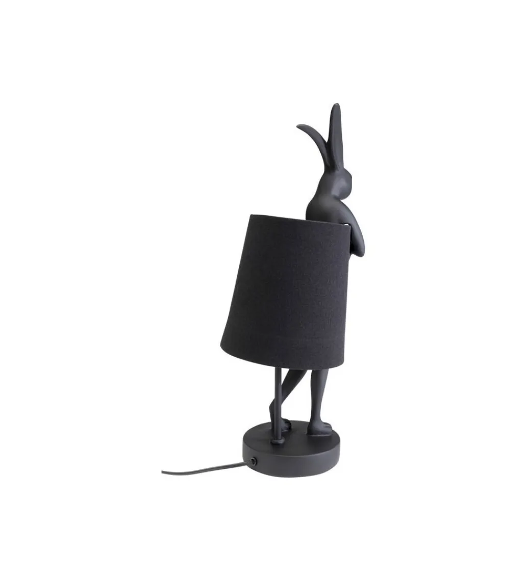 Lampa stołowa Animal Rabbit 50 cm czarna*KDesign Sale