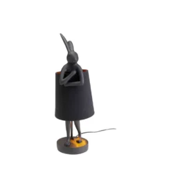Lampa stołowa Animal Rabbit 50 cm czarna*KDesign Sale