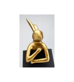 Lampa stołowa Animal Rabbit 50 cm złoto czarna*KDesign Best