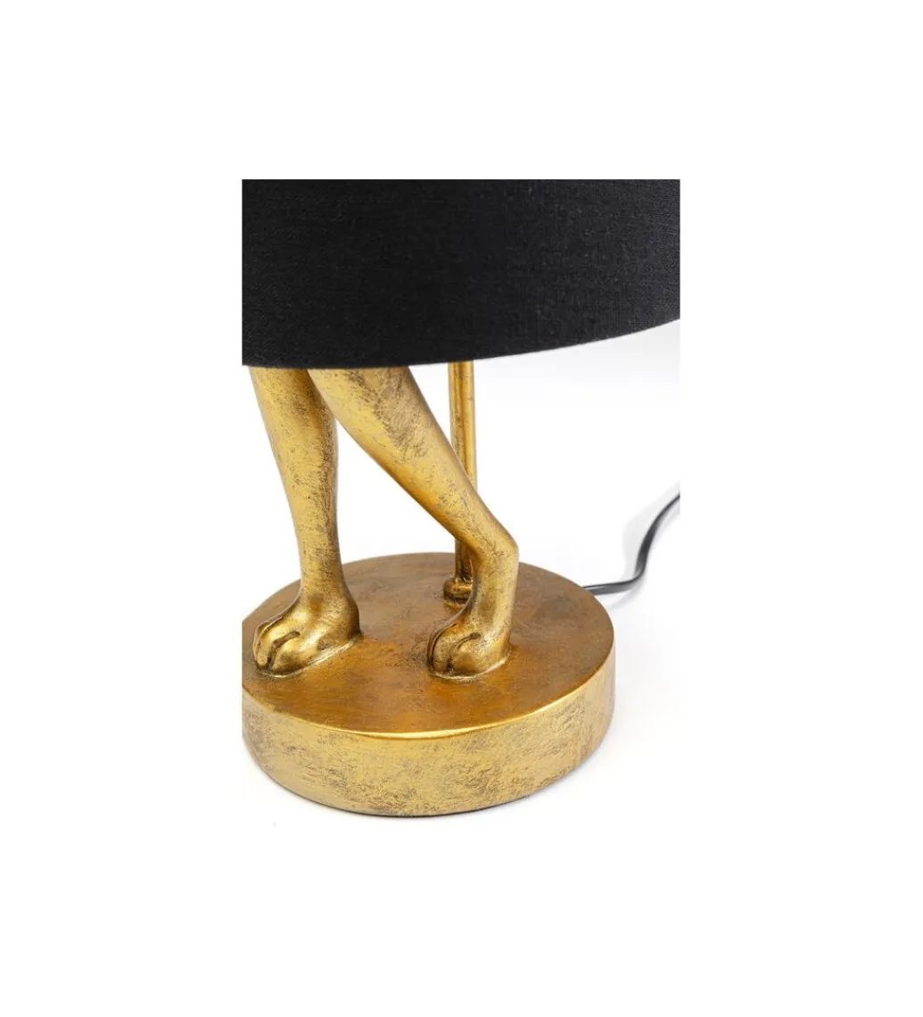 Lampa stołowa Animal Rabbit 50 cm złoto czarna*KDesign Best