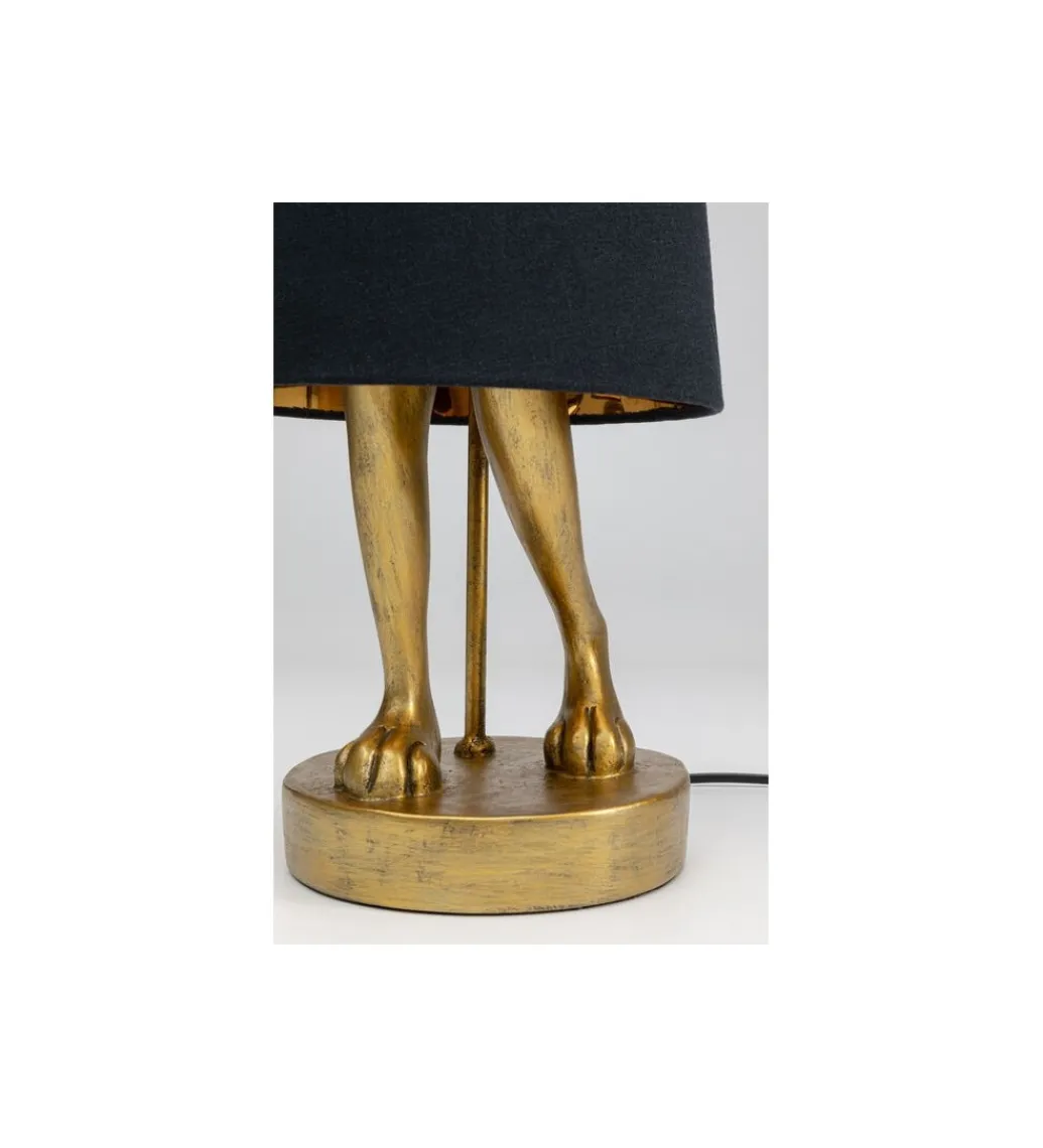 Lampa stołowa Animal Rabbit 68 cm złoto czarna*KDesign Hot