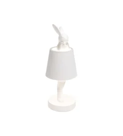Lampa stołowa ANIMAL RABBIT 29 cm biała*KDesign Clearance