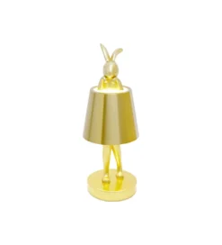 Lampa stołowa ANIMAL RABBIT 29 cm złota*KDesign Sale