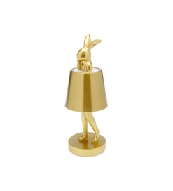 Lampa stołowa ANIMAL RABBIT 29 cm złota*KDesign Sale