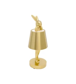 Lampa stołowa ANIMAL RABBIT 29 cm złota*KDesign Sale