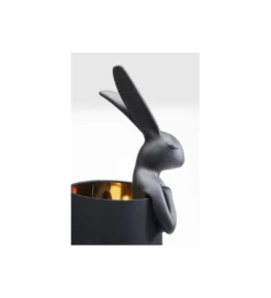 Lampa stołowa Animal Rabbit 68 cm czarna*KDesign Online