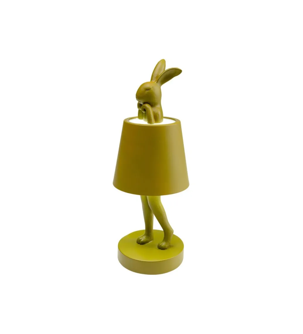 Lampa stołowa ANIMAL RABBIT LED 29 cm zielony*KDesign