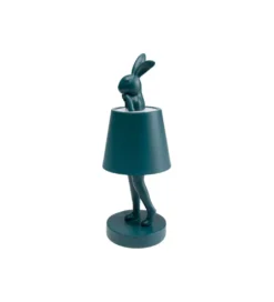 Lampa stołowa ANIMAL RABBIT LED 29 cm niebieska*KDesign Outlet