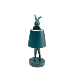 Lampa stołowa ANIMAL RABBIT LED 29 cm niebieska*KDesign Outlet