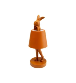 Lampa stołowa ANIMAL RABBIT LED 29 cm pomarańczowa*KDesign Hot