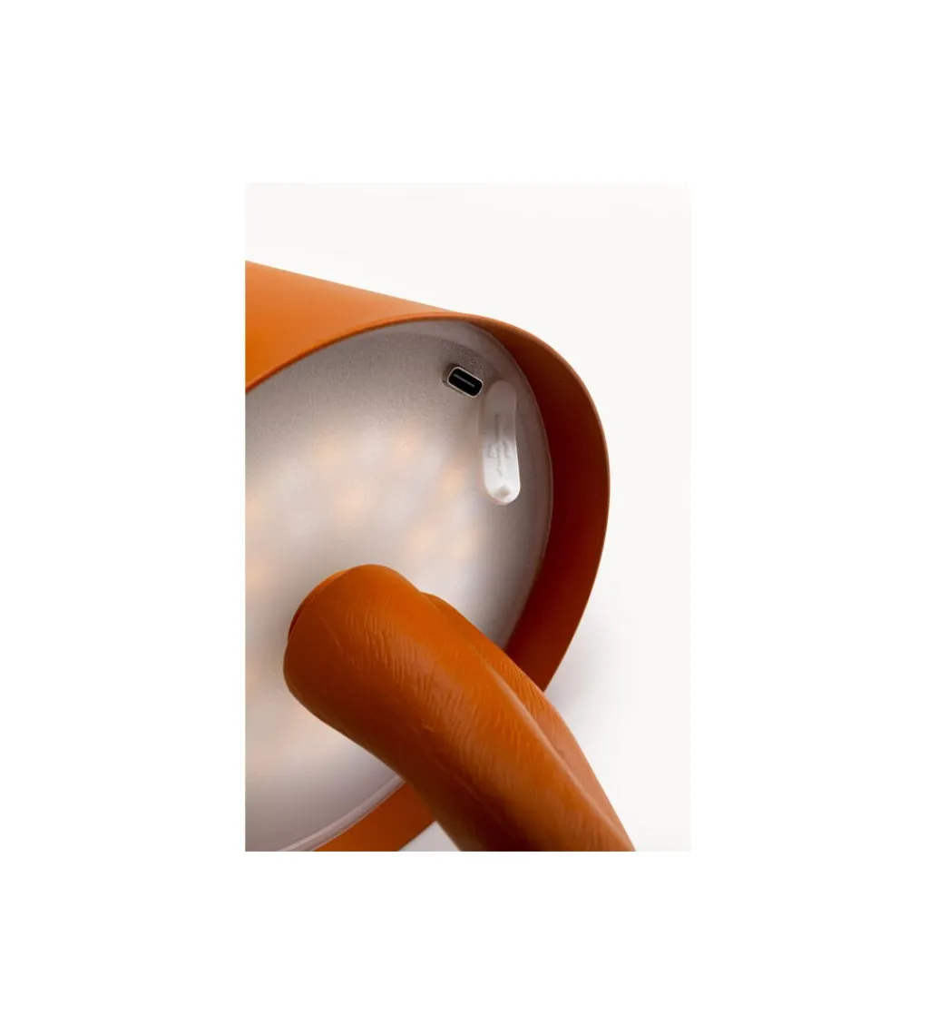 Lampa stołowa ANIMAL RABBIT LED 29 cm pomarańczowa*KDesign Hot