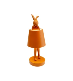 Lampa stołowa ANIMAL RABBIT LED 29 cm pomarańczowa*KDesign Hot