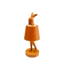 Lampa stołowa ANIMAL RABBIT LED 29 cm pomarańczowa*KDesign Hot
