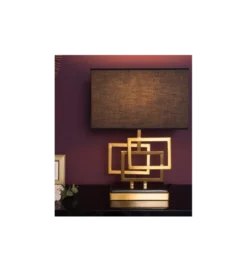 Lampa stołowa ARIZONA 56 cm złota*Invicta Interior - przedsprzedaż Sale