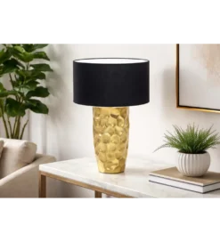 Lampa stołowa AURELIA 55 cm czarna złota*Invicta Interior Outlet