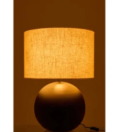 Lampa stołowa BALLE 62 cm czarna ceramika*J-Line Clearance