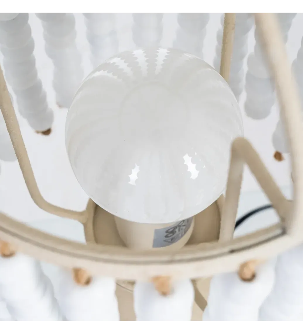 Lampa stołowa BETTERY 61 cm biała*Zona-Design New