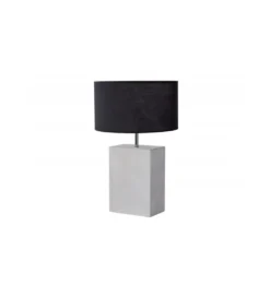 Lampa stołowa BRANDE 55 cm marmur biała*Invicta Interior