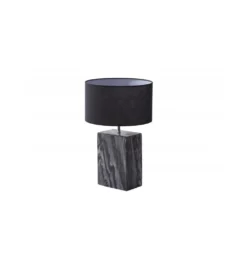 Lampa stołowa BRANDE 55 cm marmur czarna*Invicta Interior Hot