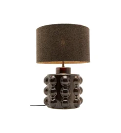 Lampa stołowa CALAMARO 58 cm klosz bouclé*KDesign Discount