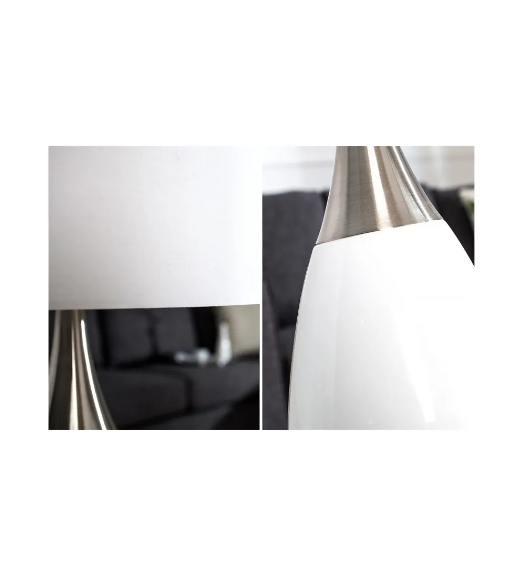 Lampa stołowa Carla 60 cm biała*Invicta Interior Hot