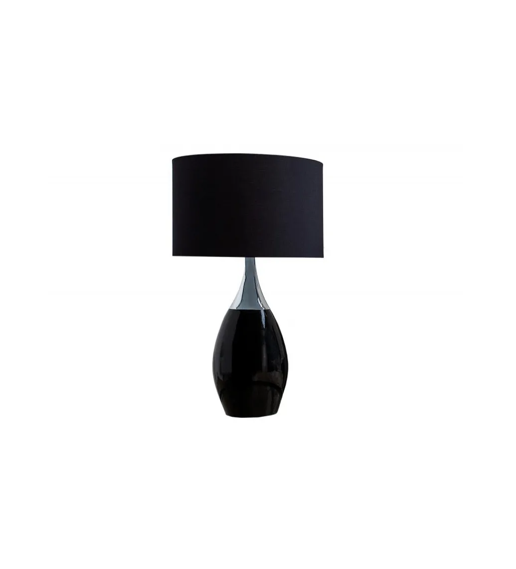 Lampa stołowa Carla 60 cm czarna*Invicta Interior Discount