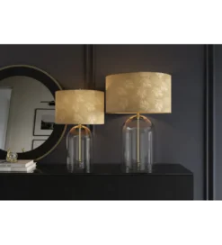 Lampa stołowa CLASSICO 55 cm szkło złoty*Invicta Interior Discount