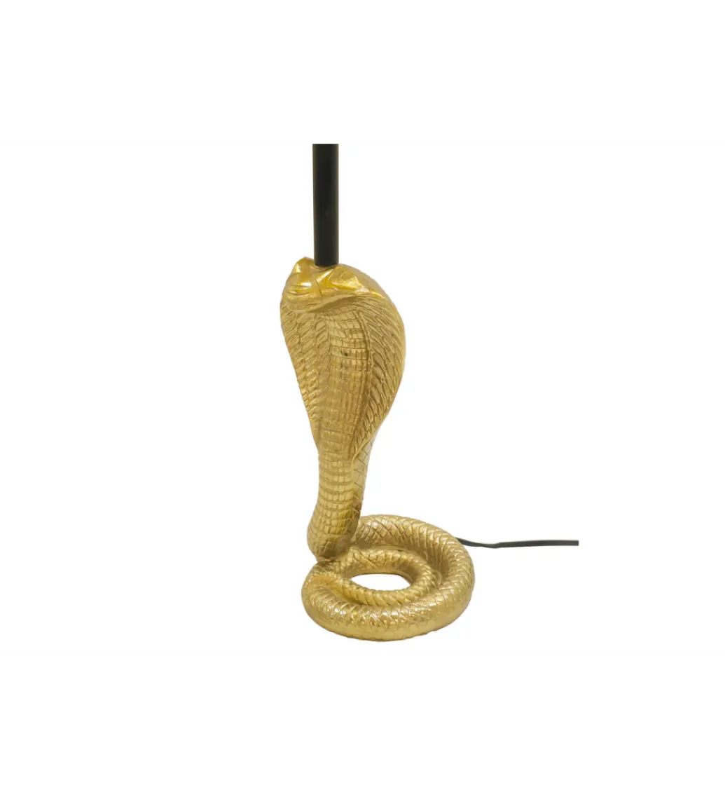 Lampa stołowa COBRA 65 cm czarna złota*Invicta Interior Outlet