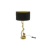 Lampa stołowa COBRA 110 cm czarna złota*Invicta Interior Outlet
