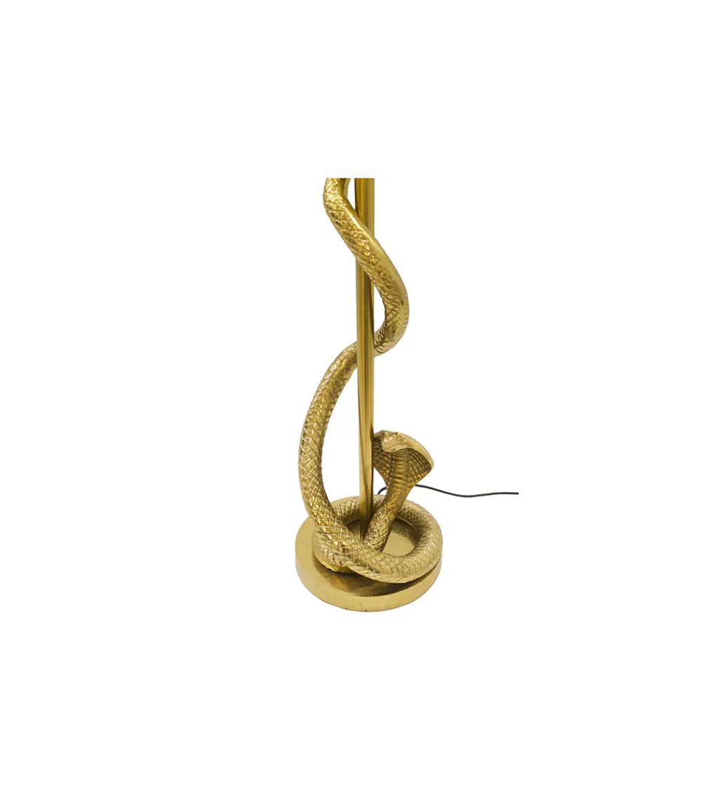 Lampa stołowa COBRA 110 cm czarna złota*Invicta Interior Outlet