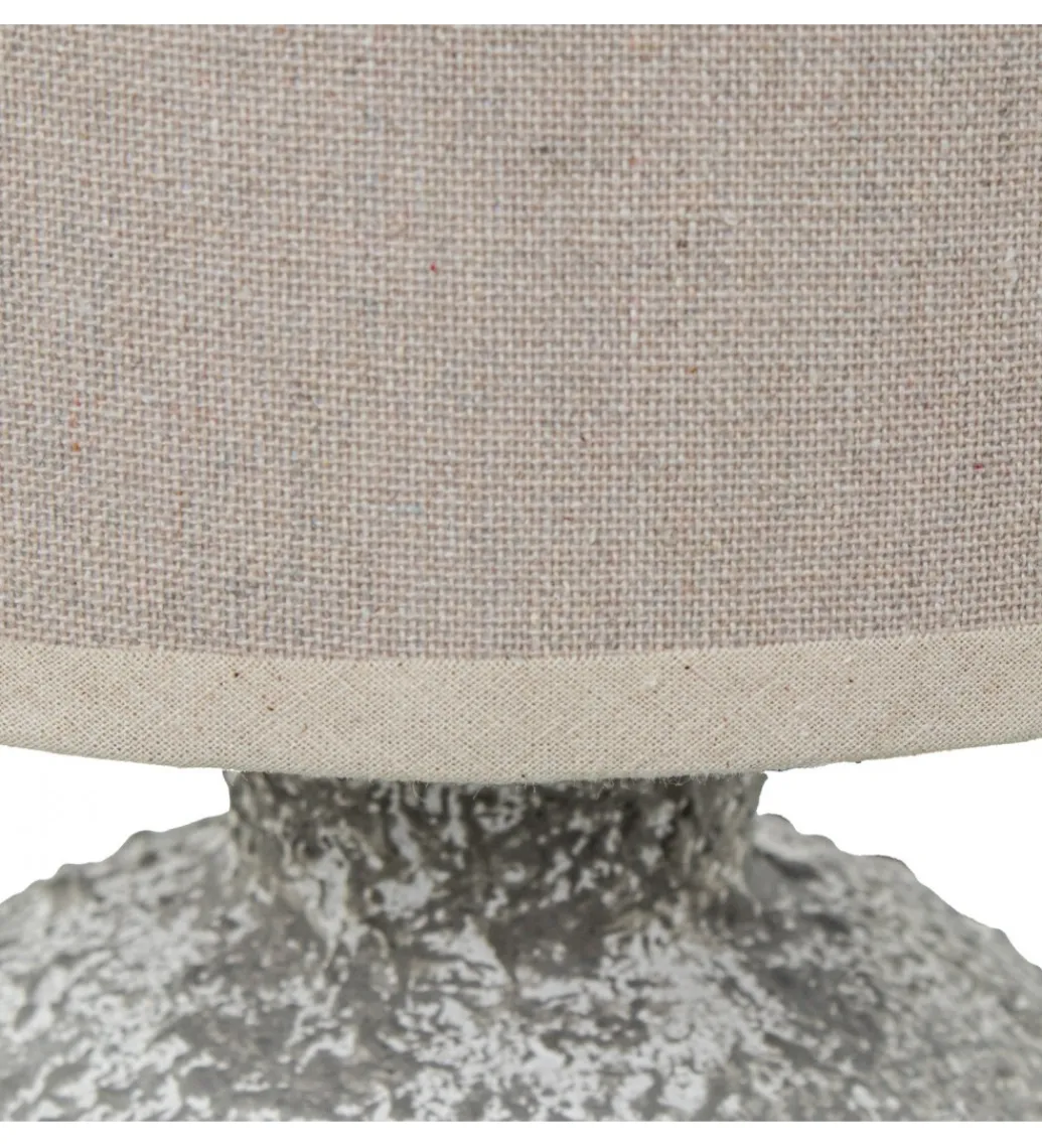 Lampa stołowa DADET 28 cm ceramika antyczna biała*Exclusivas Discount