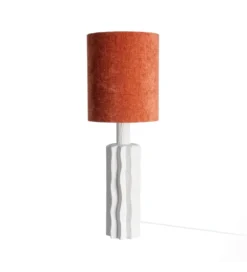 Lampa stołowa DANIKO 100 cm biała terrakota*Zona-Design