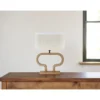 Lampa stołowa Demeter 40 cm toffee*Imeri Sale