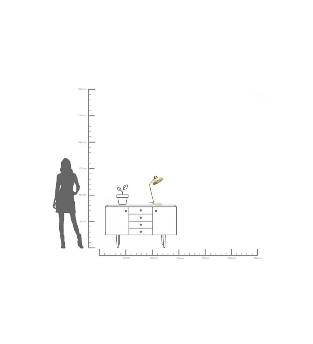 Lampa stołowa DEMI 56 cm jasnozielony*KDesign Discount