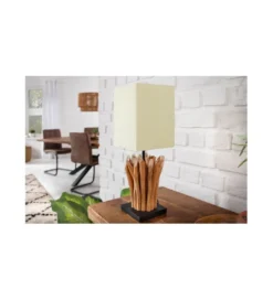 Lampa Stołowa Driftwood Euphoria biała*Invicta Interior Discount