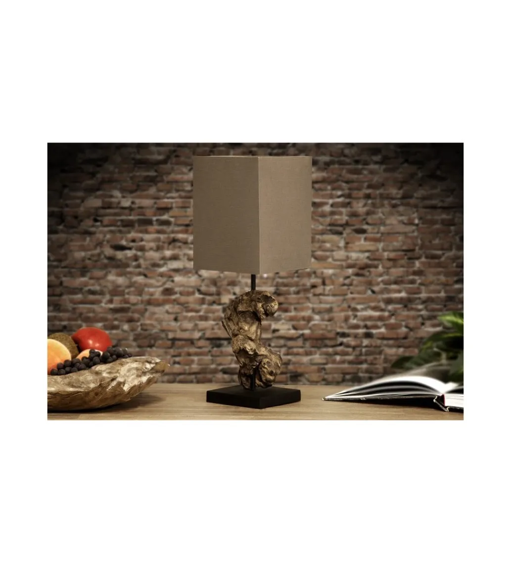 Lampa stołowa Driftwood Hypnotic brown*Invicta Interior - przedsprzedaż Clearance